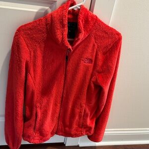 The North Face Vibrant Red Fleece Jacket